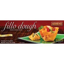Athens Foods Pastry Fillo Dough Sheet, 16 Ounce -- 12 per case.