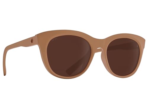 SPY OPTIC Boundless, Round Cat-Eye Sunglasses, Color and Contrast Enhancing Lenses