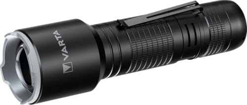 VARTA Taschenlampe LED inkl. 3x AAA Batterien, Aluminium Light F30 Pro Leuchte, Lampe mit drei Leuchtmodi, Taschenleuchte mit Aluminiumgehäuse,...