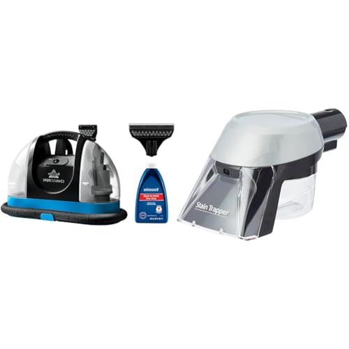 BISSELL SpotClean C3 Quitamanchas para Alfombras y Tapicería. Limpiador Portátil para una Limpieza Rápida y Fácil de Alfombras, Escaleras y Asientos de Coche & 2370 Quitamanchas portatil