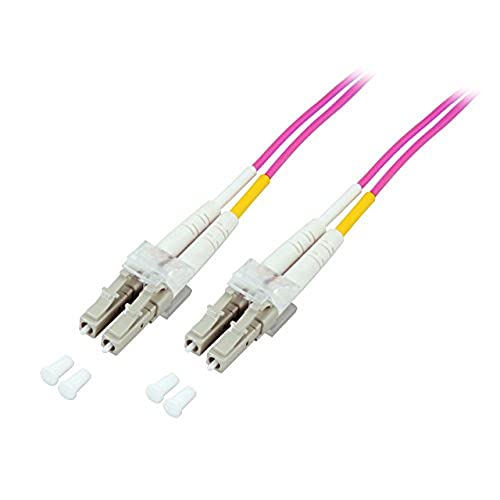 EFB ELEKTRONIK O0319.7,5 Cable DE FIBRA OPTICA 7,5 M OM4 LC Violeta