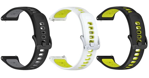 for GARMIN(�K�[�~��) Venu 3/4 45mm/Forerunner 265/255 �o���h �x���g 3�_ �����o���h �V���R�� Venu2/Foreathlete 745/vivoactive 4�Ȃǂ��Ή� �ւ��x���g 22mm �݊��i ��