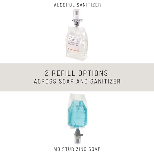 Image of Rubbermaid Commercial Products Flex Moisturizing Foam Hand Soap Refill, 1300mL, Light Floral Scent, Green Seal Certified, Compatible with RCP's Flex Dispensers, for Restrooms in Schools /Gyms