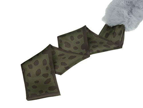 Allegra K Womens Cold Weather Leopard Ribbons Faux Fur Collar Scarf Plush Neck Scarves Winter Warmer4