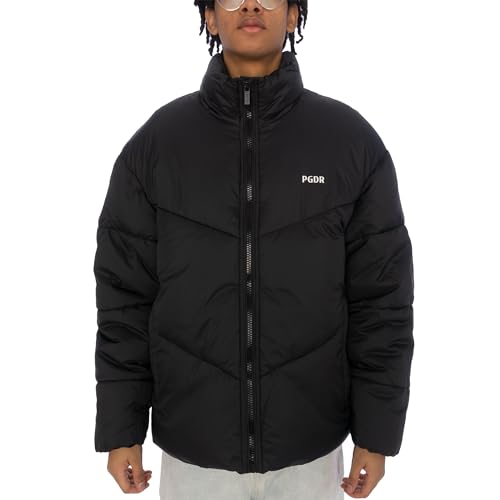 Pegador Anando Puffer Veste pour homme, noire, taille L, Noir , L