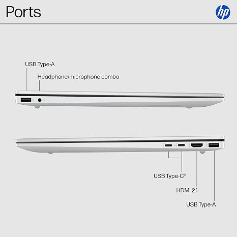 Image of HP 16 inch OmniBook Laptop Computer, 2K IPS Touchscreen Display, Ryzen 5 40 Processor, 16GB DDR5 RAM, 512GB SSD, Long Battery Life, Wi-Fi 6, Windows 11 with Office 365 for the Web