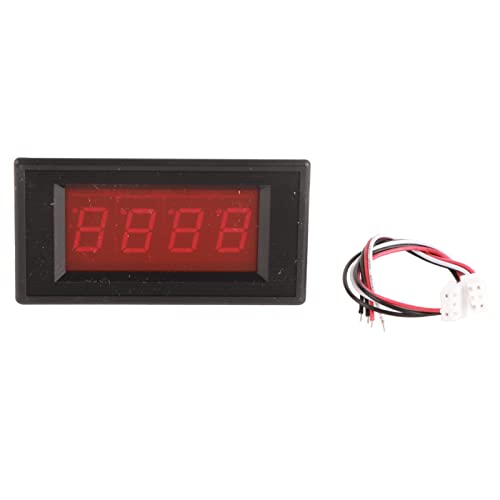 petjoyful DC 75mV 3 1/2 Pantalla LED roja digital Amperímetro Panel Medidor Amperímetro Tiempo de respuesta 0.3s (DS0A（Hkhmf）)