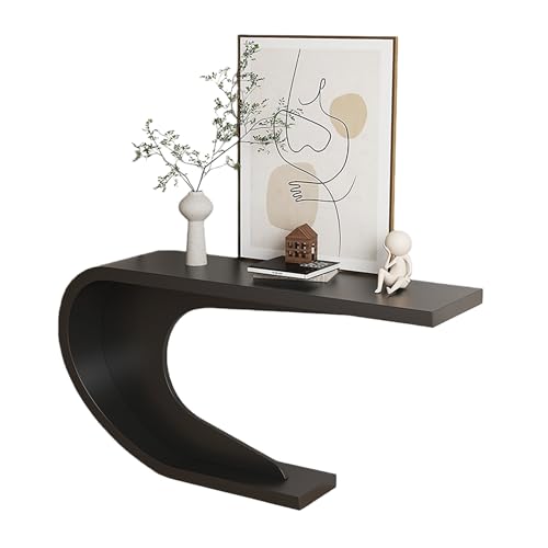 �R���\�[���e�[�u�� �X���� �n�C�\�t�@�[�T�C�h�e�[�u�� ���� ���[ �G���g�����X�� ������� �L�� ���� �Q�� ���r���O ���r�[�p(Black,120cm/47.2in)