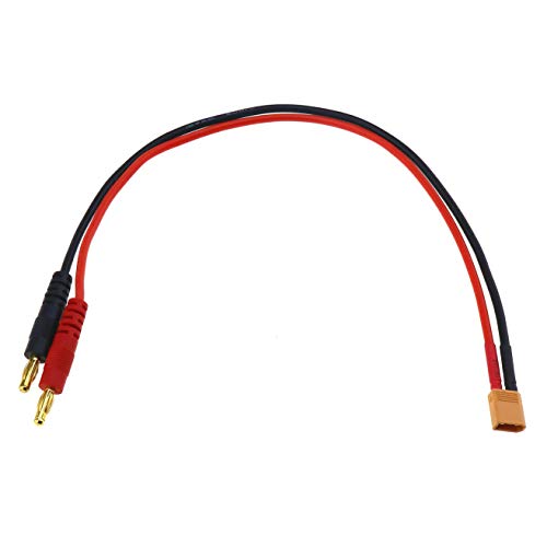 Preisvergleich Produktbild Dasket XT30 16AWG 36cm Bananenstecker Anschlussstecker, 1pc Akkuladekabel Adapter