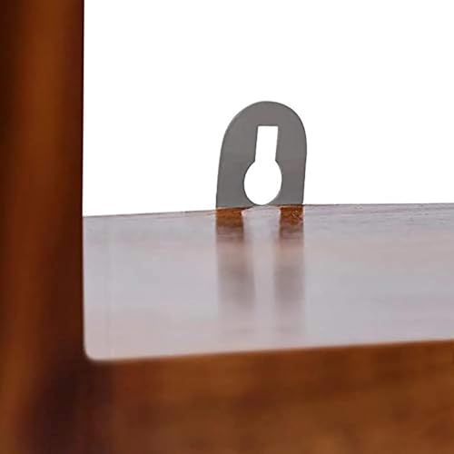 Image of HITHOS Solid Sheesham Wood Wall Mounted Book Shelf | Floating Wooden Wall Rack for Living Room, Office and Bathroom | Display Shelf for Home Decor (Honey Finish)