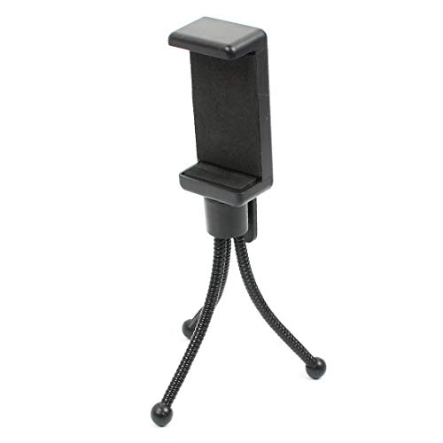 BGNING Mini Tripod Camera Stand Desktop Tripod with Mobile Stand Holder Clip Adapter for 56-85mm Smart Cell Phone