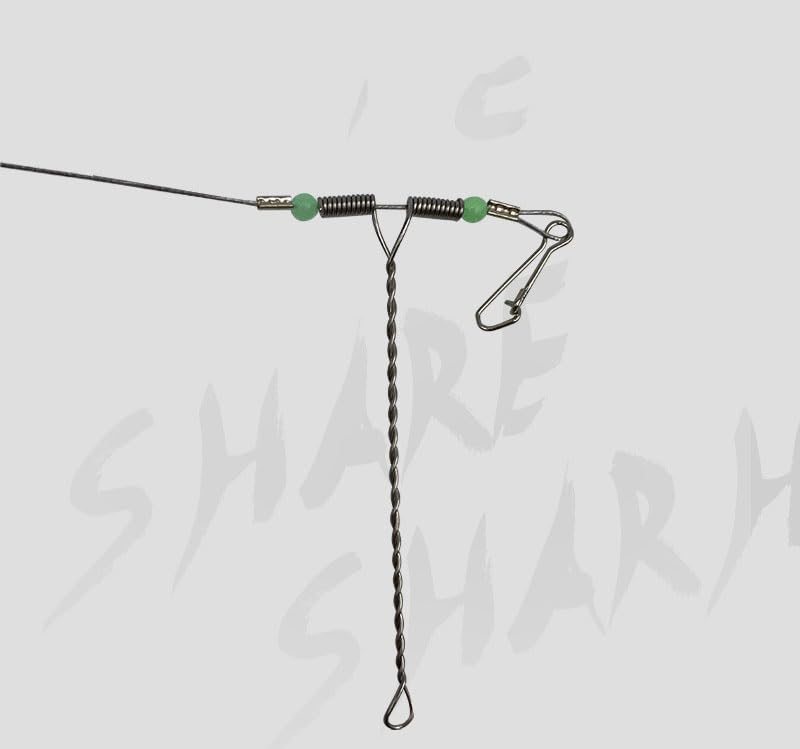 10 piezas 25" líderes de pesca surf miniatura 4