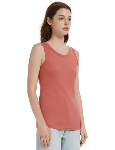Image of 100% Merino Wool Tank Top for Women, Scoop Neck, Active Lightweight Breathable Undershirt, No-Odor Base Layer