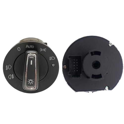 Interruptor faros coche con sensor de 10 pines para evitar olvidos de luces encendidas en Golf Jetta