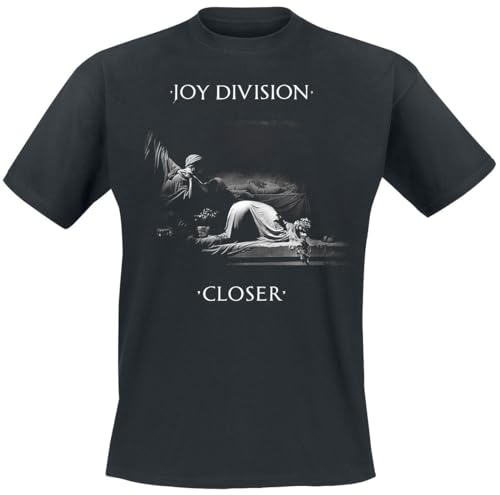 Photo de Joy Division Classic Closer Homme T-Shirt Manches Courtes Noir M 100% Coton Regular/Coupe Standard