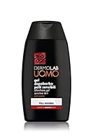 Dermolab Uomo Aftershave Gel für empfindliche Haut, beruhigende und feuchtigkeitsspendende Wirkung, beugt Hautrötungen nach der Rasur vor, dermatologisch getestet, 120 ml