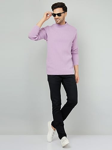 Image of Kvetoo Men High Neck Full Sleeve Winter Woolen Sweater
