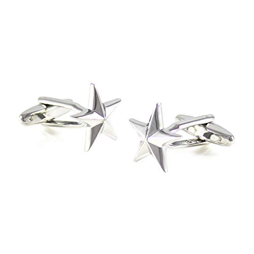 Mancuernillas Estrella Plateadas en Caja miniatura 2