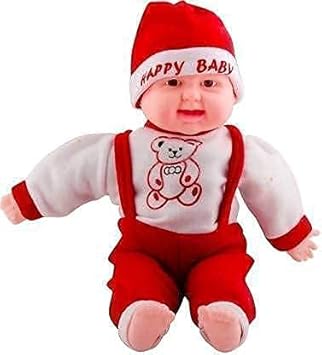 RAYFIN Happy Baby Musical Touch Press Sensors and Laughing Doll, Accessories for Kids Boys & Girls Doll with Sound Toys 3+ Year Indoor & Outdoor Toy (Multi Color- Pack of 1)