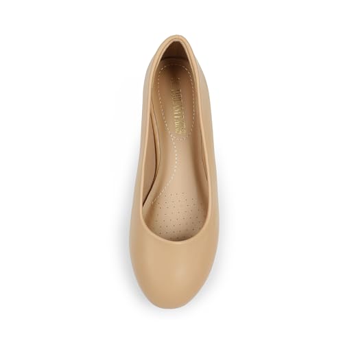 Image of DREAM PAIRS Women's Sole-Simple Ballerina Walking Flats Shoes