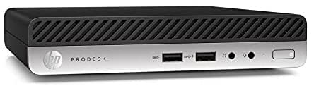 HP ProDesk 400 G3 Desktop Mini - 3.2GHz Processor, 8GB DDR4, 256GB SSD, Wireless 11ac & Bt 4.2, Windows 10 Pro (Renewed)
