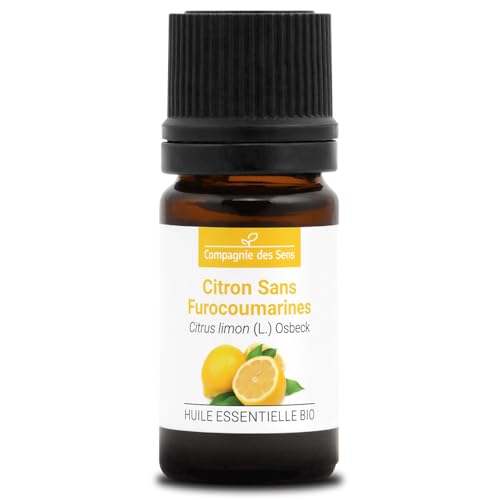 LIMONE SENZA FUROCOUMARINE BIO - 5mL - Olio Essenziale di Qualità Premium - 100% Puro, Naturale, garantito ChromaCert® - Chemotipizzato & Integrale