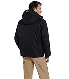 INVACHI Men's Warm Winter Coat Waterproof Mountain Ski Jacket Windproof Detachable Hood Raincoats