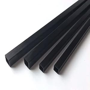 (10 STKS) Koolstofvezel vierkante buis, gebruikt voor robotframes, buitendiameter: 3 mm binnendiameter: 2 mm lengte: 500…