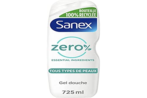 SANEX - Gel de ducha hidratante cero % – todos los tipos de piel – Gel de ducha – 725 ml