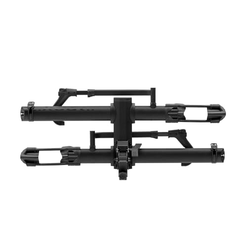 KUAT NV Base 2.0-1.25' Hitch-Mounted 2-Bike Rack | Mountain Bike, Road Bike, Gravel Bike, or E-Bike Compatible Hitch Rack | No-Tool Install | Pivot System | All-Metal Robust Construction