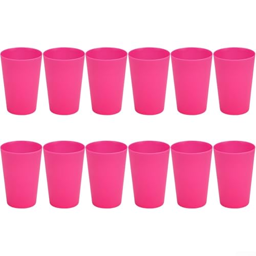 Lot de 612 gobelets en plastique empilables et lavables au lave-vaisselle - Matériau ABS léger - Design incassable - Convient à plusieurs types de boissons (12...