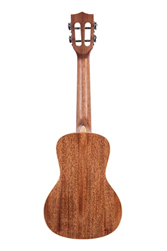 Kala KA-SMH-CG – Gloss Solid Mahogany, Ukulélé Concert - Les Beatles, Paul McCartney, John Lennon, RIngo Starr, George Harrison Kala KA-SMH-CG - Gloss Solid Mahogany, Ukulélé Concert – Image 4