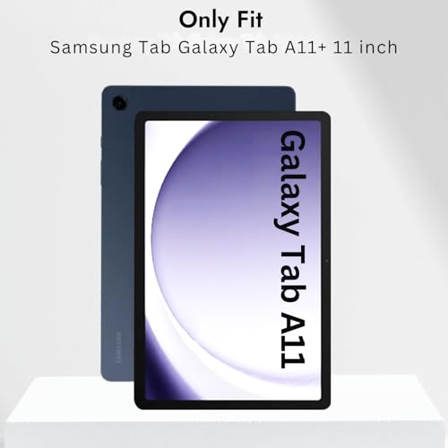 Image of TechTrendz Smart Trifold Flip Case for Samsung Galaxy Tab A11 8.7 inch [SM-X133, SM-X135] Support S Pen Magnetic Attachment Shockproof Trifold Stand Flip Cover Tab A11 Auto Wake /Sleep (Blue)