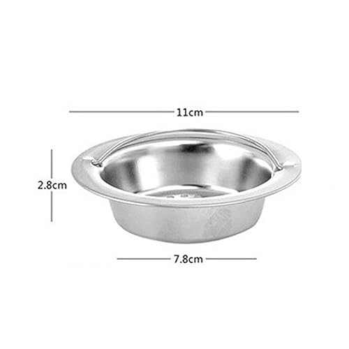 Colador de acero inoxidable para fregadero Leadigol 11 cm miniatura 2