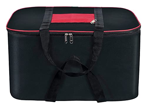 Image of XML Underbed Storage Bag (PACK OF 2) For Clothes Toys Stationery Moisture Proof Nylon Large Size Wardrobe For Travel Home And Kitchen Rectangular (BLACK)