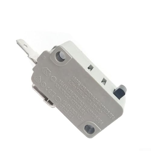 Gdfnmogo Interruptor de límite de viaje para hornos microondas, normalmente abierto, 27,8 x 10,3 x 15,9 mm, interruptor de seguridad para puerta de electrodomésticos, PBT para mate