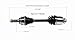 GSP NCV11509 CV Axle Shaft Assembly - Right Front (Passenger Side)