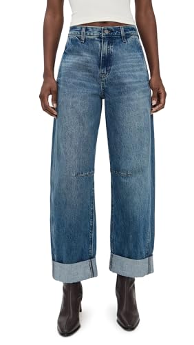ag adriano goldschmied womens mercer high rise cuffed barrel jean