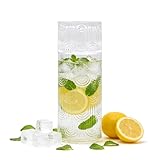 640 ml Glas-Wasserkrug, Karaffe und Glas-Set, Krug Karaffe für Eistee...
