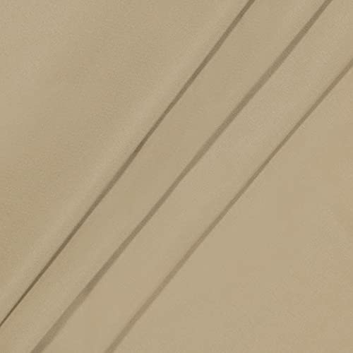 Image of eclipse Microfiber Total Privacy Blackout Thermal Grommet Window Curtain for Bedroom (1 Panel), 42 in x 84 in, Beige