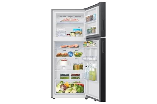 Image of Samsung 396 L, 2 Star, Convertible 5-in-1, Digital Inverter, Frost Free Double Door Refrigerator (RT41HG6C42S8HL, Silver, Light DOI Metal, 2026 Model)