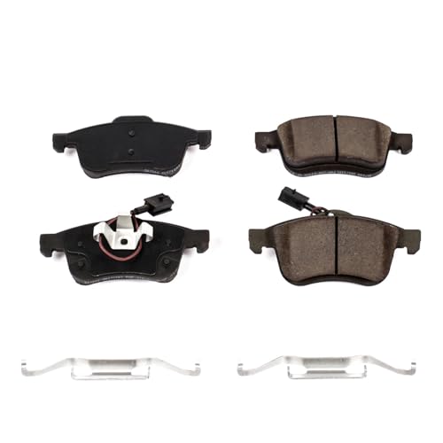 Image of PowerStop Front Brake Pads for Ram ProMaster City 2015-22 - Z17 Ceramic Brake Pads with Installation Hardware, 17-1721A