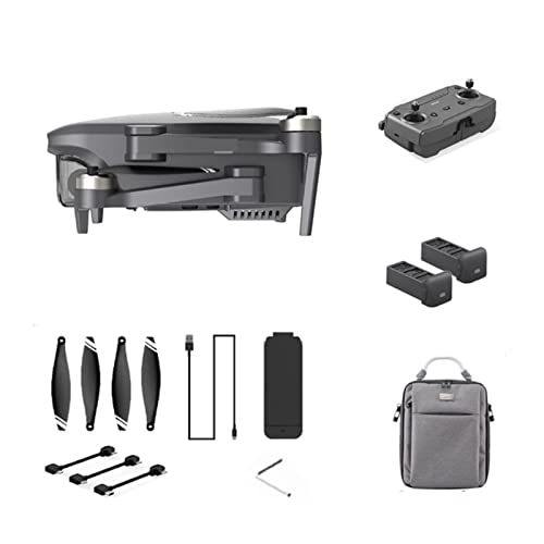 NIRAA Drone con cámara 4K HD Gimbal de 3 Ejes Profesional 5G WiFi EIS GPS RC Quadcopter 35min Vuelo 5KM Helicóptero Juguetes (Color : 2 Battery)