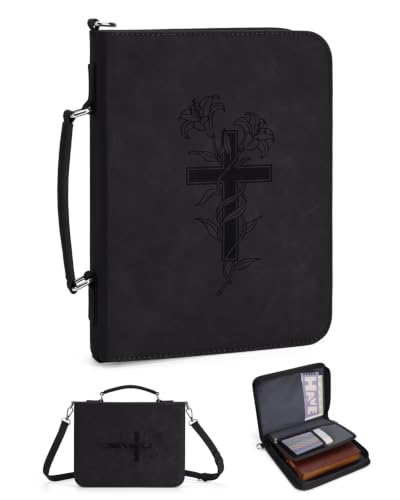 WANDF Leather Bible Bag with Strap