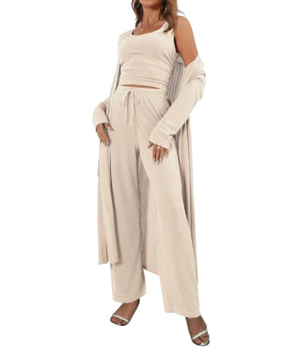 Image of 3 Piece Lounge Sets for Women Airport Travel Outfit