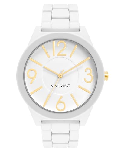 Imagen de Nine West Reloj de pulsera de goma mate para mujer