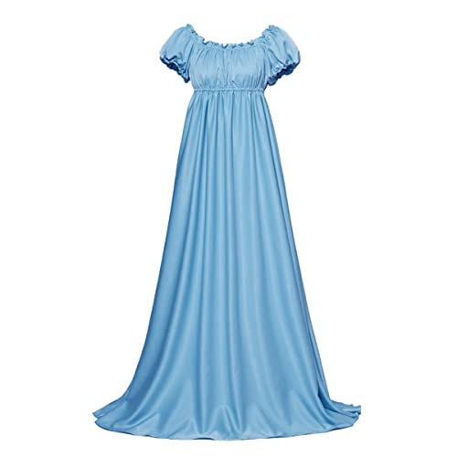 Diudiul Empire Regency Kleider für Frauen und Bridgerton Kleid mit...