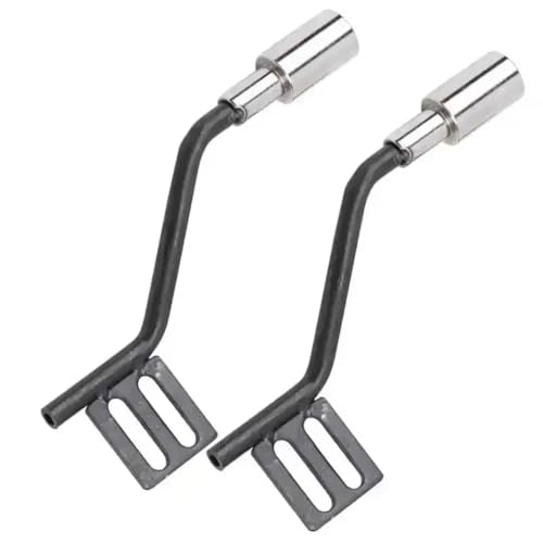 for Scx10 1/10 1Pair Metal RC Car Upgrade Accessories Decoration Exhaust Pipe Accessories Metal 27g Modified Parts RC Upgrade Accessories