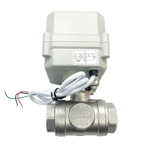 Vanne rotative 3 voies en acier inoxydable pour circuit d'eau