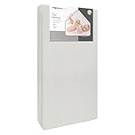 Milliard Premium Memory Foam Hypoallergenic Infant Crib Mattress and Toddler Bed Mattress with Waterproof Cover, Flip Dual Stage System - 27.5 inches x 52 inches x 5.5 inches